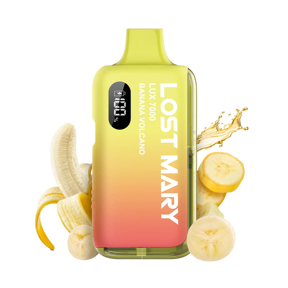 LOST MARY LUX 7000 Kit - Banana Volcano Podsystem – PouchVape.ch